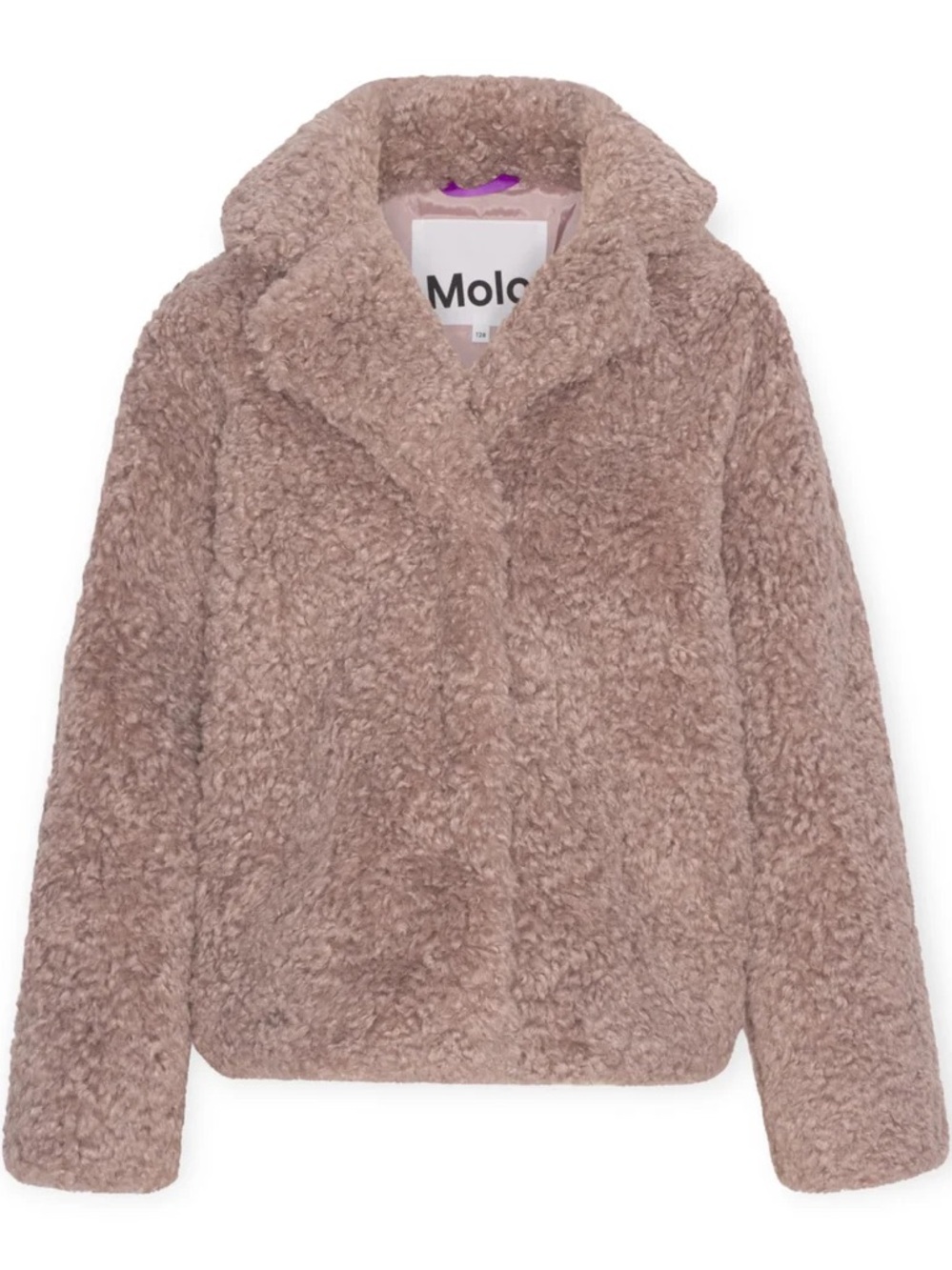 Molo Taupe Teddy Puffer Jacket